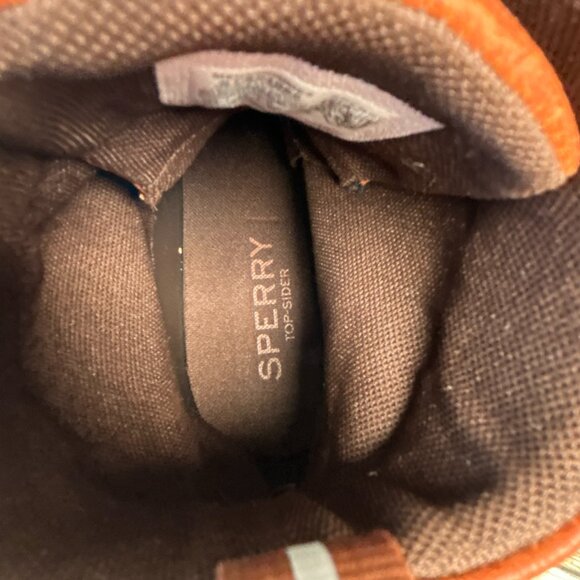 Sperry Winter Boots Mens Sz 10.5 Brown Leather Waterproof Rain Snow Lightweight - Picture 5 of 11